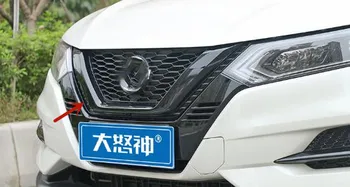 Для Nissan QASHQAI 2019-2020 Высококачественная ABS Хромированная передняя решетка U-образная декоративная рамка для защиты автомобильных аксессуаров
