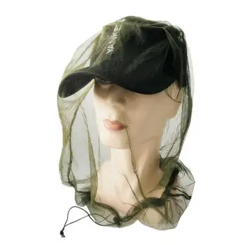 Солнцезащитная маска Противомоскитная сетка для рыбалки на открытом воздухе, Защитная шляпа для головы, Удобная сетка для ловли насекомых, Каска для ловли мух, Рыболовные шапочки