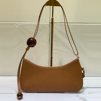 Высококачественная сумка в стиле ретро, кожаная сумка через плечо, модная сумка подмышками, женская новая диагональная сумка, классический кошелек, однотонная сумка