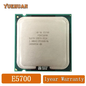 Оригинальный настольный процессор Intel Pentium Dual-Core E5700 2M 3.0Ghz 800GHz LGA775 CPU Бесплатная доставка отправляется в течение 1 дня