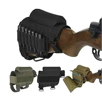 Портативный наружный тактический подсумок для пуль 2-в-1, приклад для пистолета, подсумок для патронов, кобура для щеки