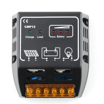 Солнечный контроллер CMP12 20A 12 В/24 В Мониторинг системы солнечной энергии PV PWM
