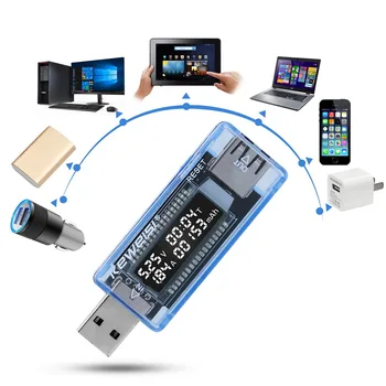 Тестер, вольтметр, текущее напряжение, цифровой амперметр, Power Bank, диагностический инструмент, USB зарядное устройство, тестер емкости