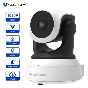Vstarcam HD 1080P IP-камера, беспроводные камеры безопасности Wi-Fi в помещении, ночное видение, искусственный интеллект, обнаружение человека, домашняя безопасность, Радионяня