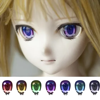 Аниме Кукольные глаза из смолы Eyeballs 10/12/14/16/18/20/22/24 мм на заказ для умных кукол Dream Dollfie Obitsu и Azone